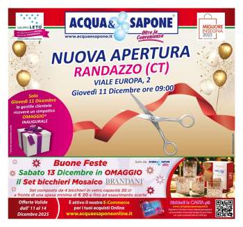 Volantino Acqua & Sapone - 11/12/2025 - 14/12/2025.