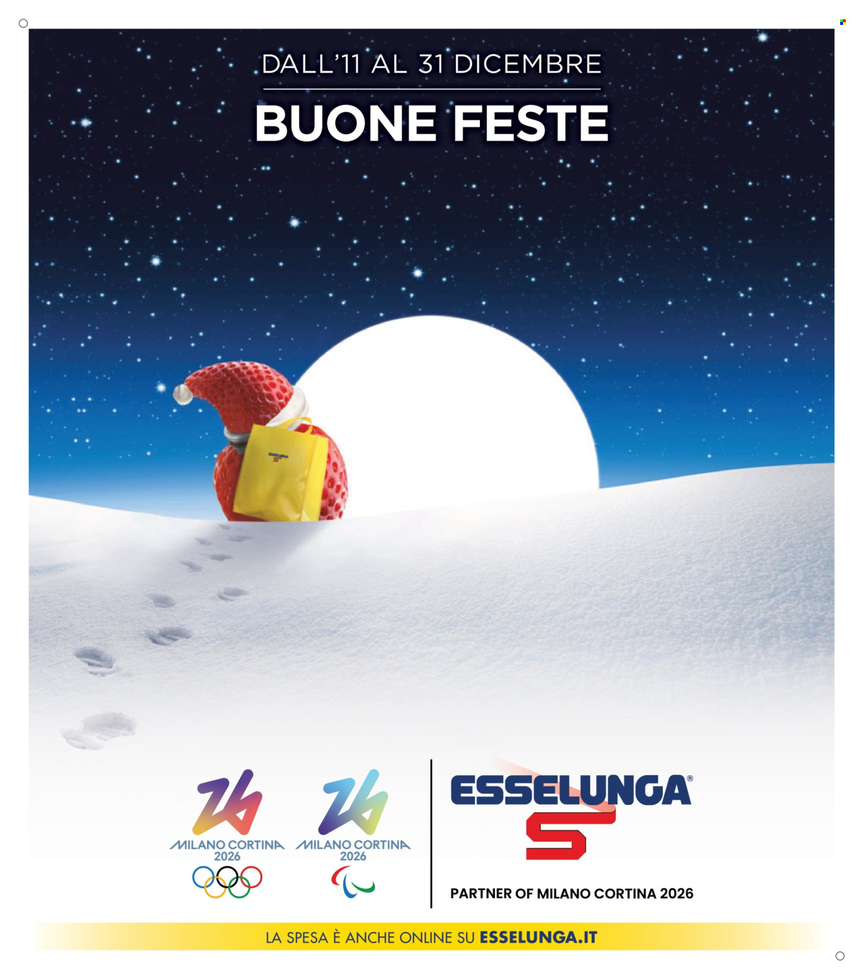 Volantino Esselunga - 11/12/2025 - 31/12/2025. Pagina 1