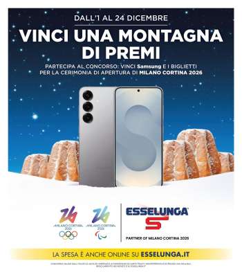 Volantino Esselunga - 1/12/2025 - 24/12/2025.