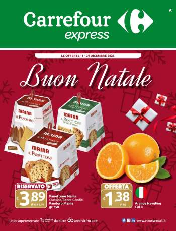 Volantino Carrefour - 11/12/2025 - 24/12/2025.