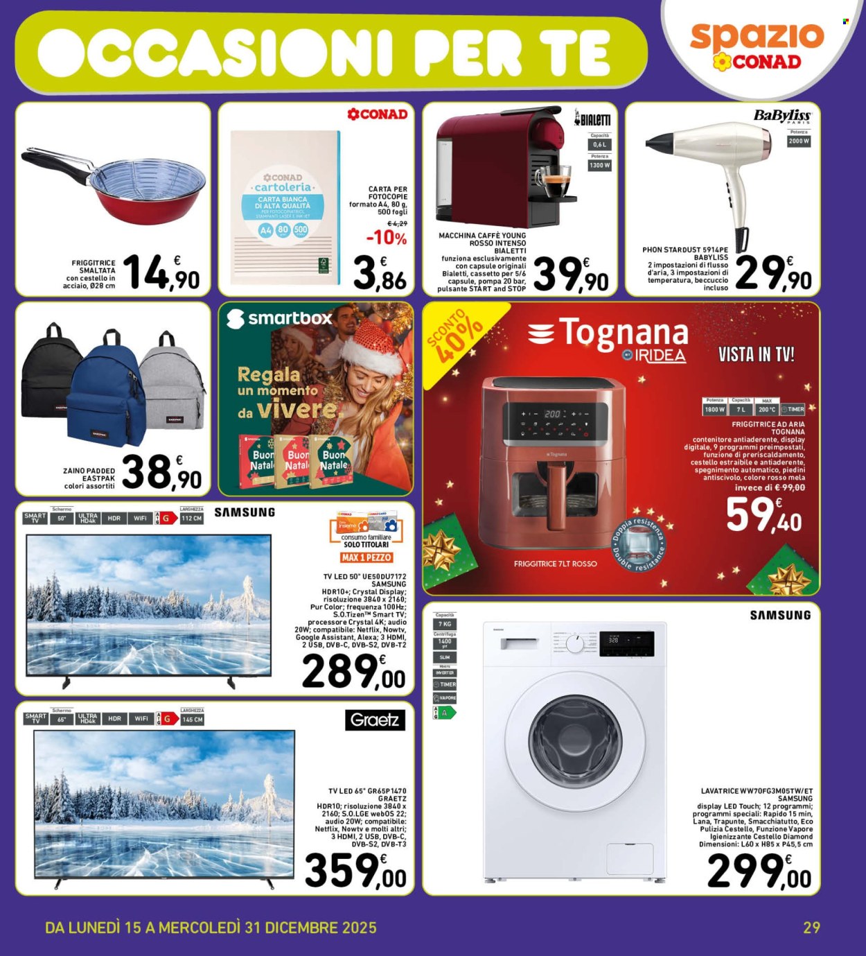 Volantino Spazio Conad - 15/12/2025 - 31/12/2025. Pagina 29