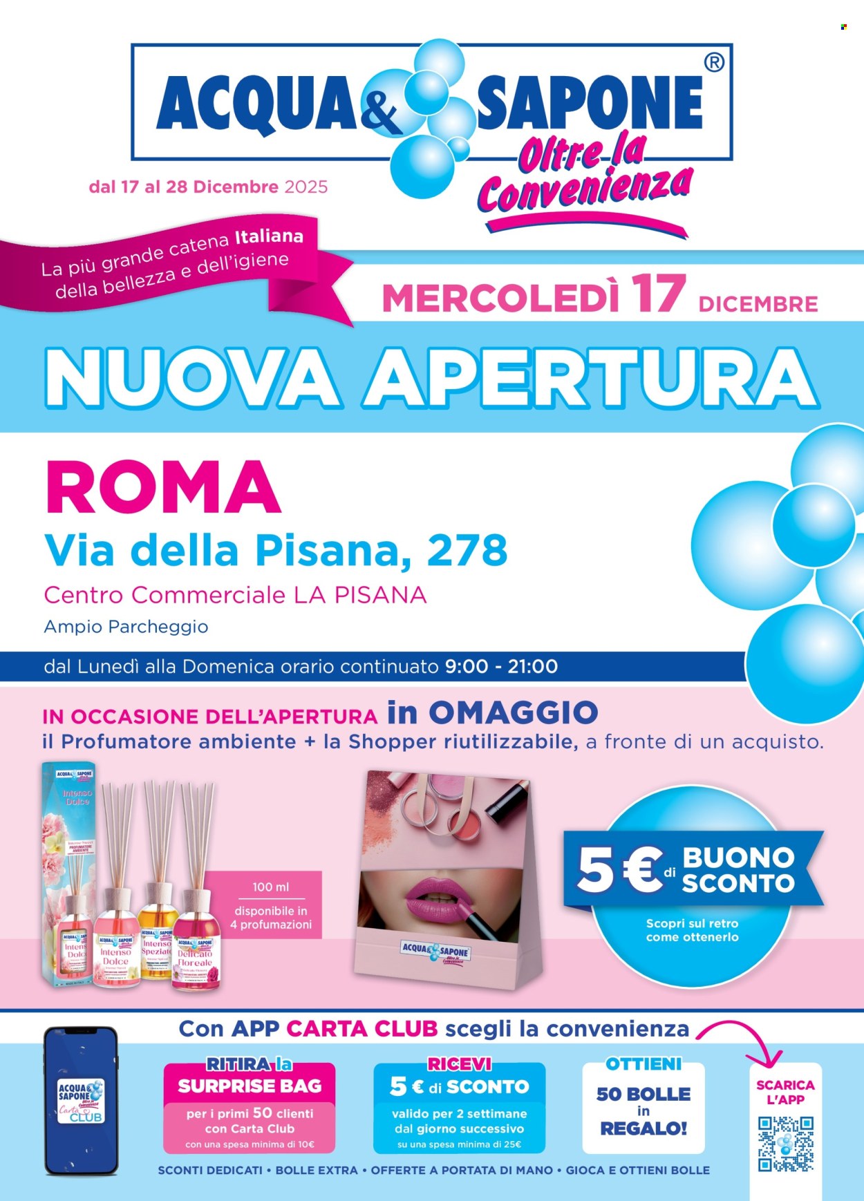 Volantino Acqua & Sapone - 17/12/2025 - 28/12/2025. Pagina 1