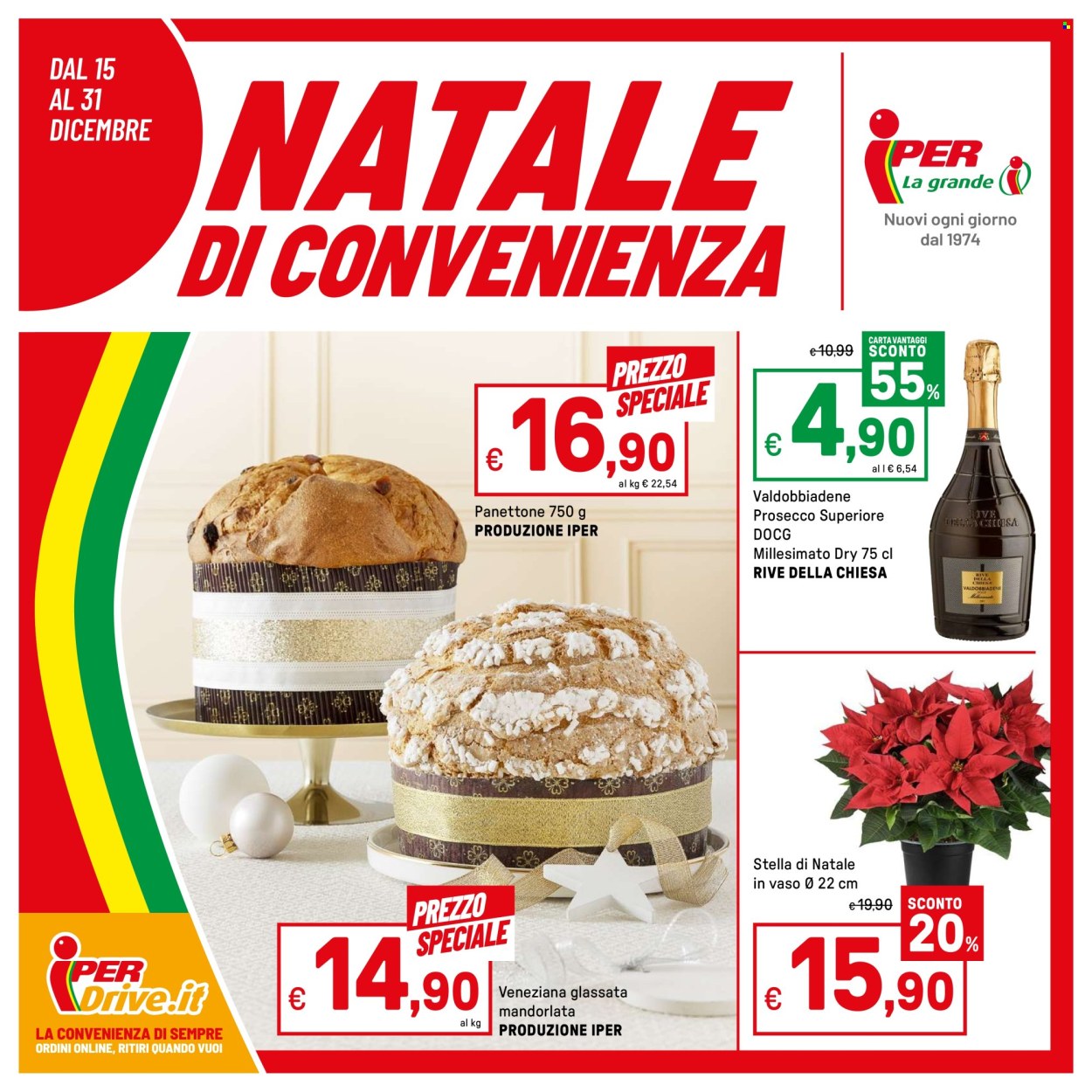 Volantino Iper, La grande i - 15/12/2025 - 31/12/2025. Pagina 1