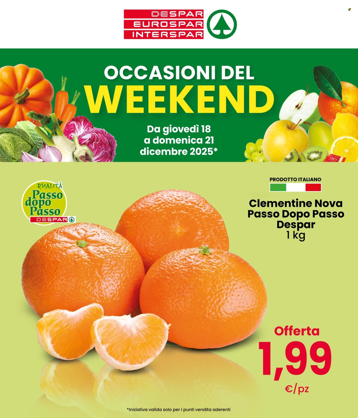 Volantino Interspar - 18/12/2025 - 21/12/2025. Pagina 1
