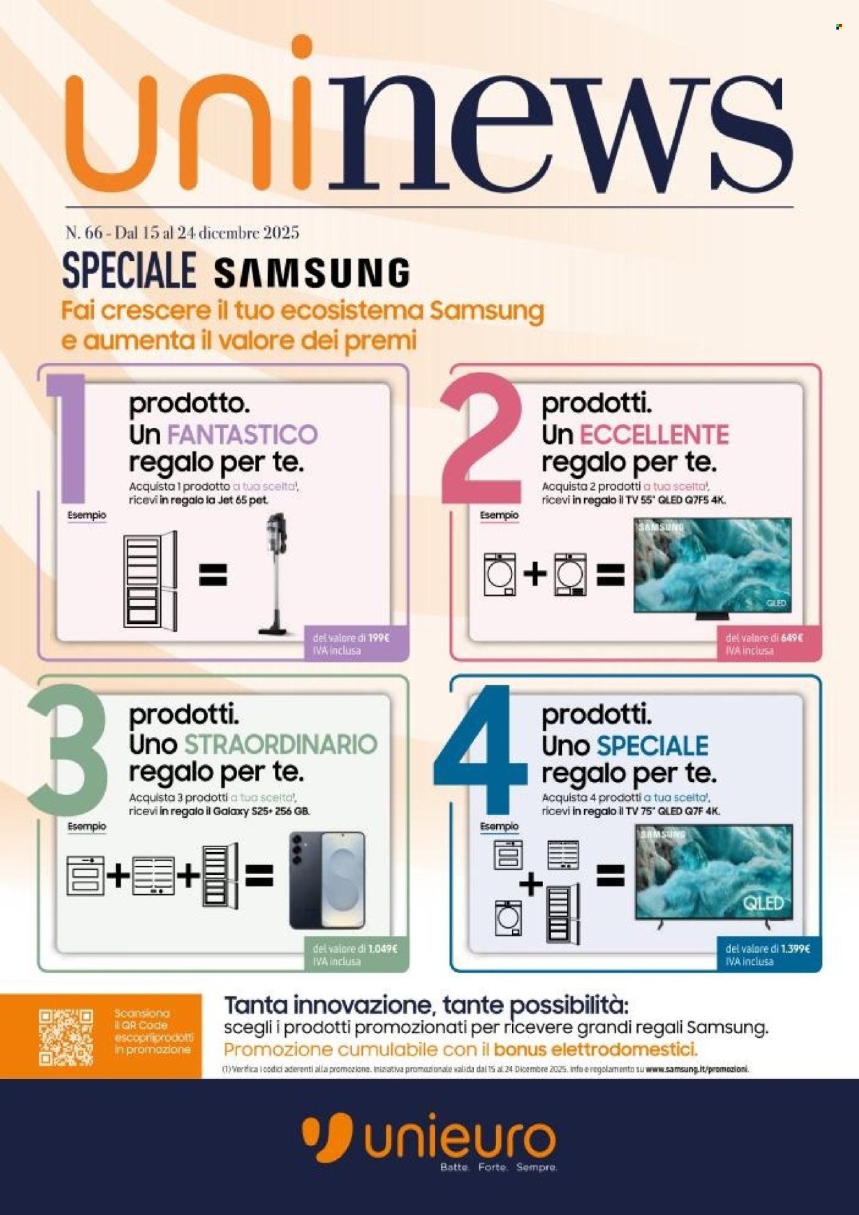 Volantino Unieuro - 15/12/2025 - 24/12/2025. Pagina 1