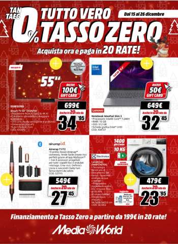 Volantino MediaWorld - 15/12/2025 - 26/12/2025.