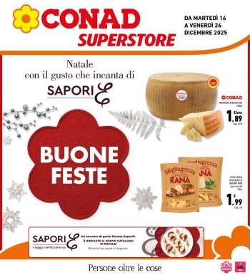 Volantino Conad Superstore - 16/12/2025 - 26/12/2025.