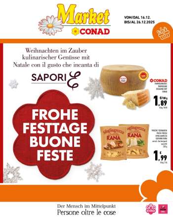 Volantino Market Conad - 16/12/2025 - 31/12/2025.