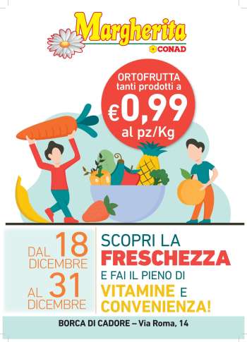 Volantino Margherita Conad - 18/12/2025 - 31/12/2025.