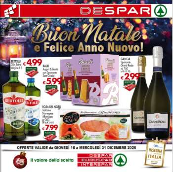 Volantino Despar - 18/12/2025 - 31/12/2025.