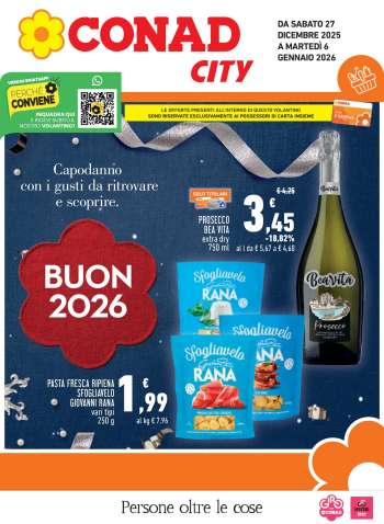 Volantino Conad City - 27/12/2025 - 6/1/2026.