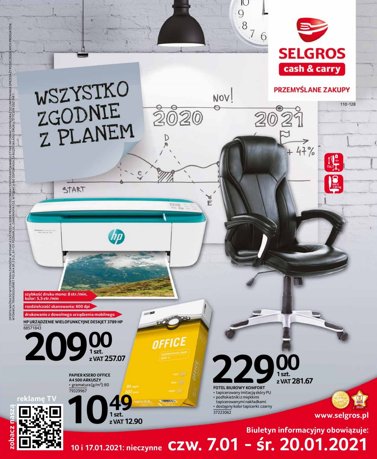 Gazetka Selgros - 7.01.2021 - 20.01.2021. Strona 1