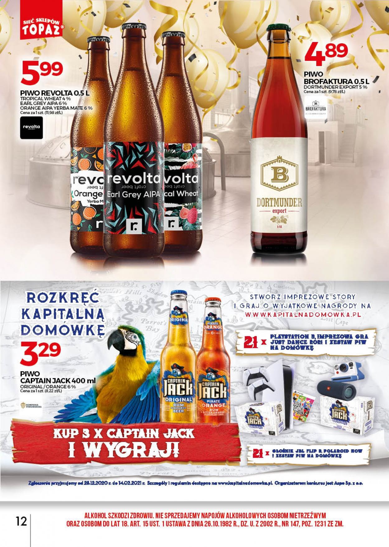 Gazetka Topaz - 2.01.2021 - 31.01.2021. Strona 12