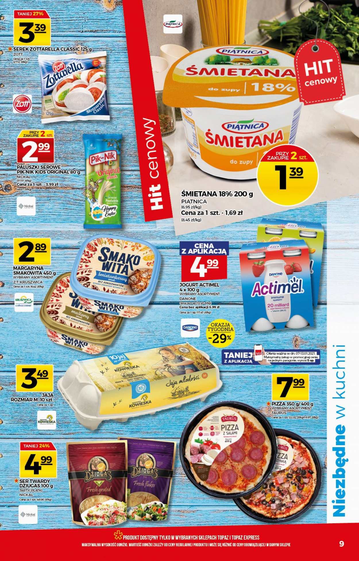 Gazetka Topaz - 7.01.2021 - 13.01.2021. Strona 9