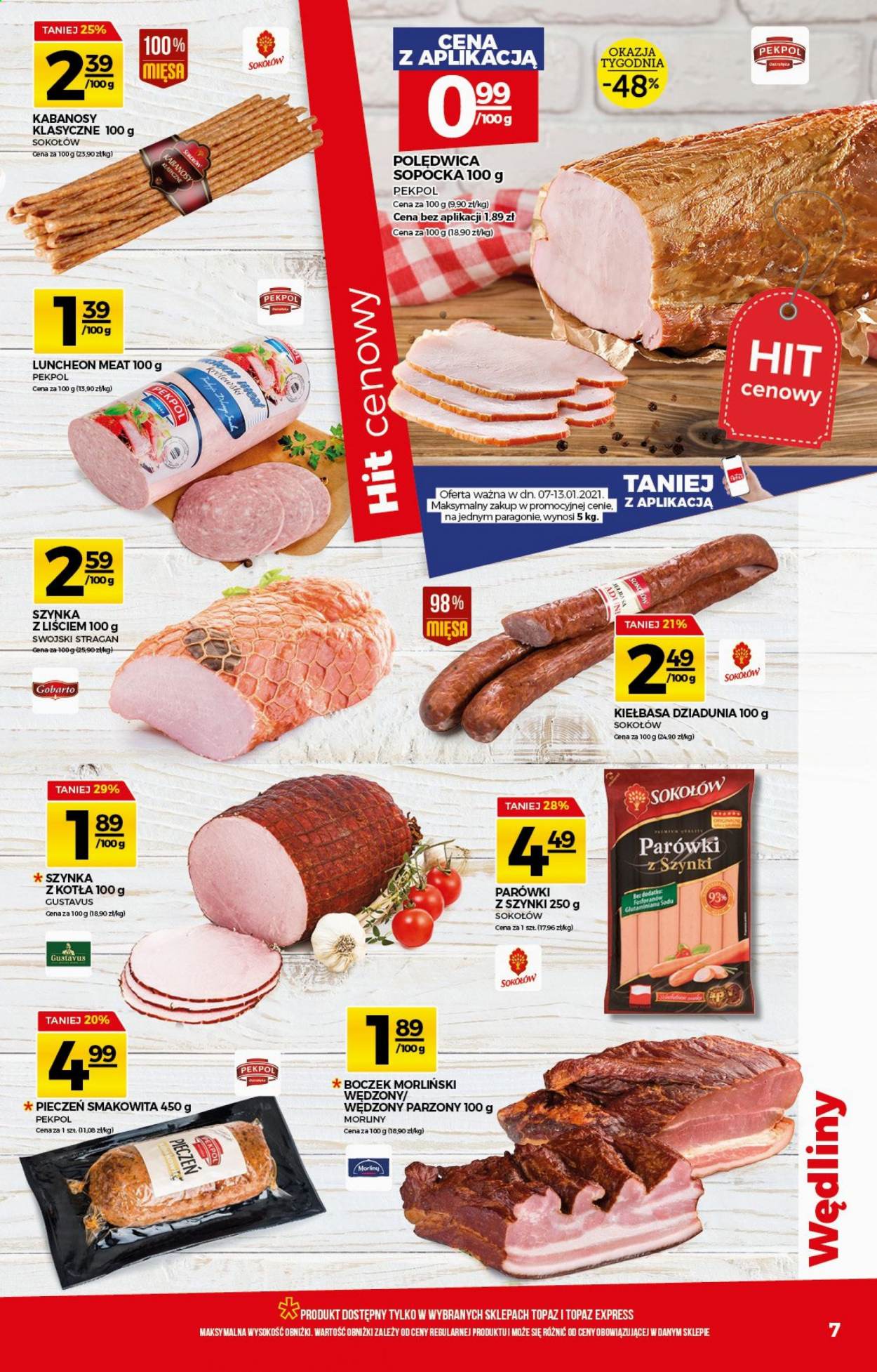 Gazetka Topaz - 7.01.2021 - 13.01.2021. Strona 7