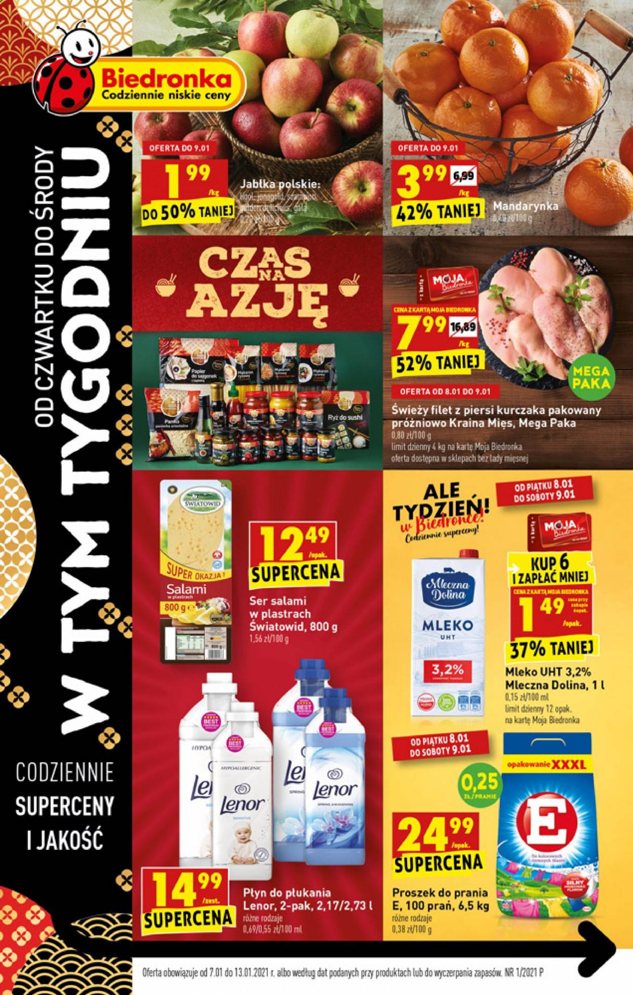 Gazetka Biedronka - 7.01.2021 - 13.01.2021. Strona 1