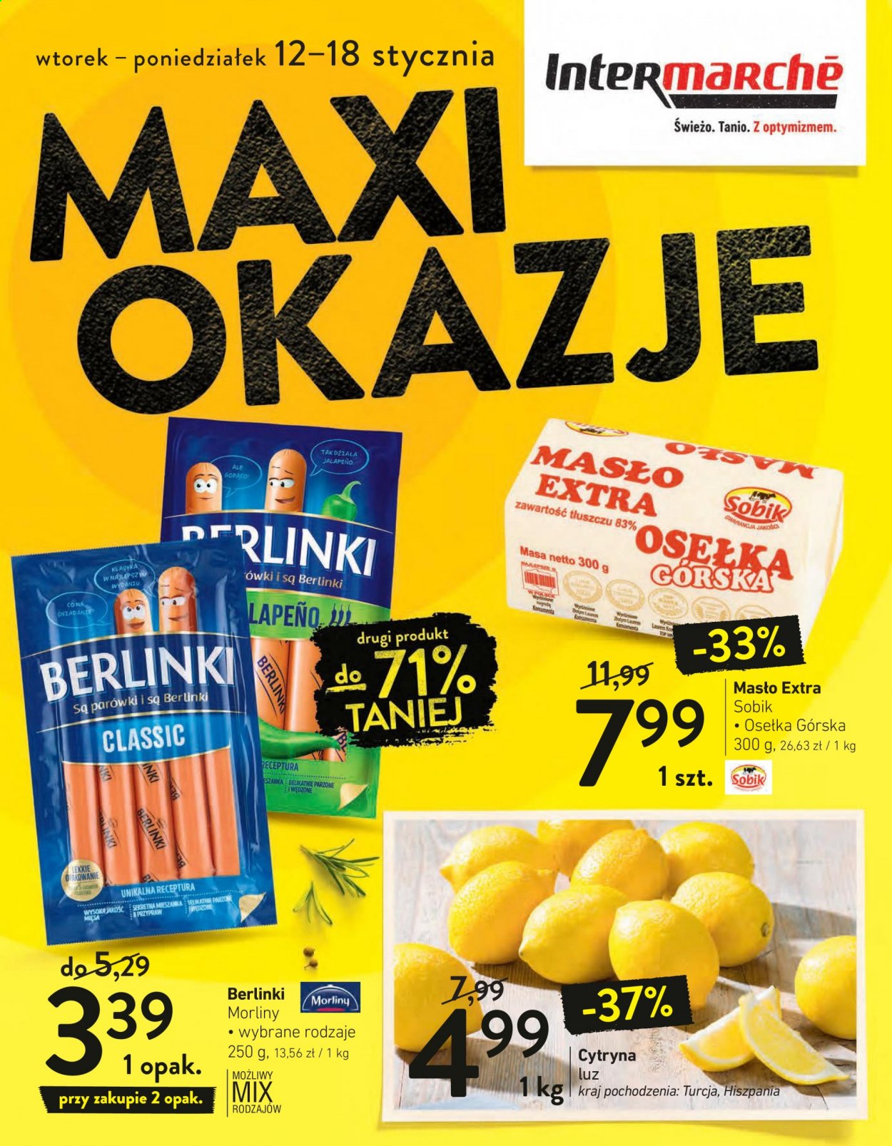 Gazetka Intermarché - 12.01.2021 - 18.01.2021. Strona 1