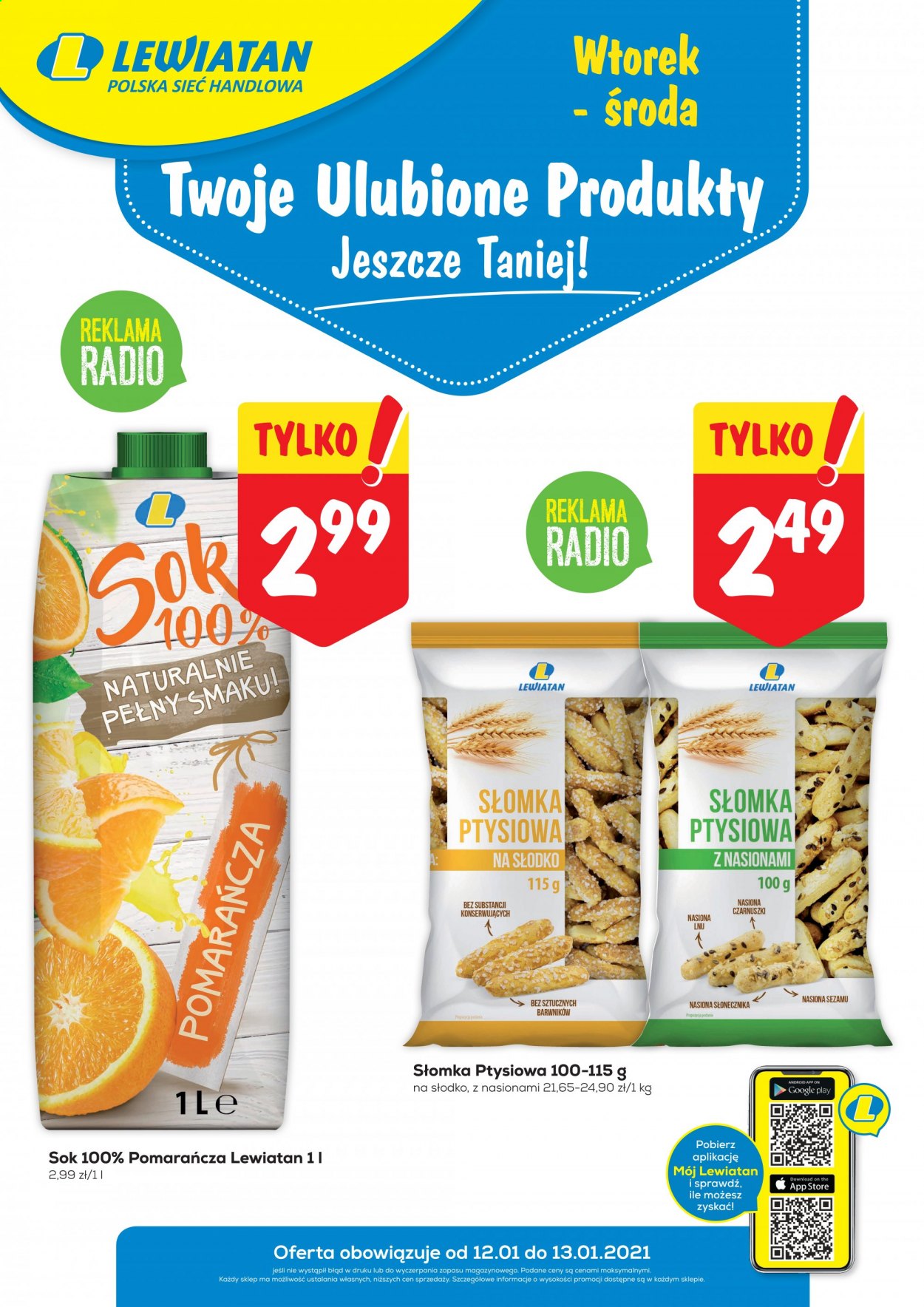 Gazetka Lewiatan - 12.01.2021 - 13.01.2021. Strona 1