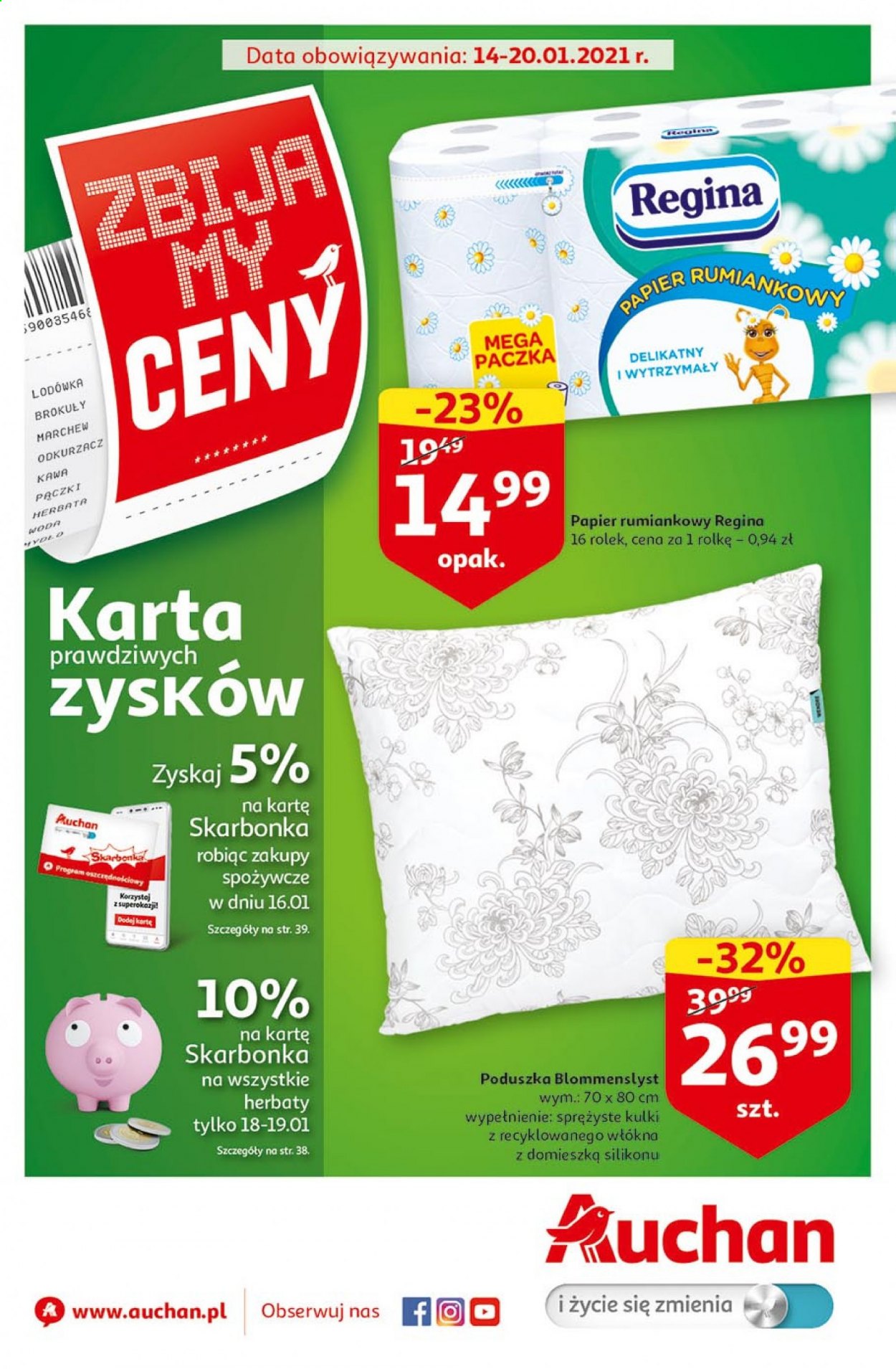 Gazetka Auchan - 14.01.2021 - 20.01.2021. Strona 1