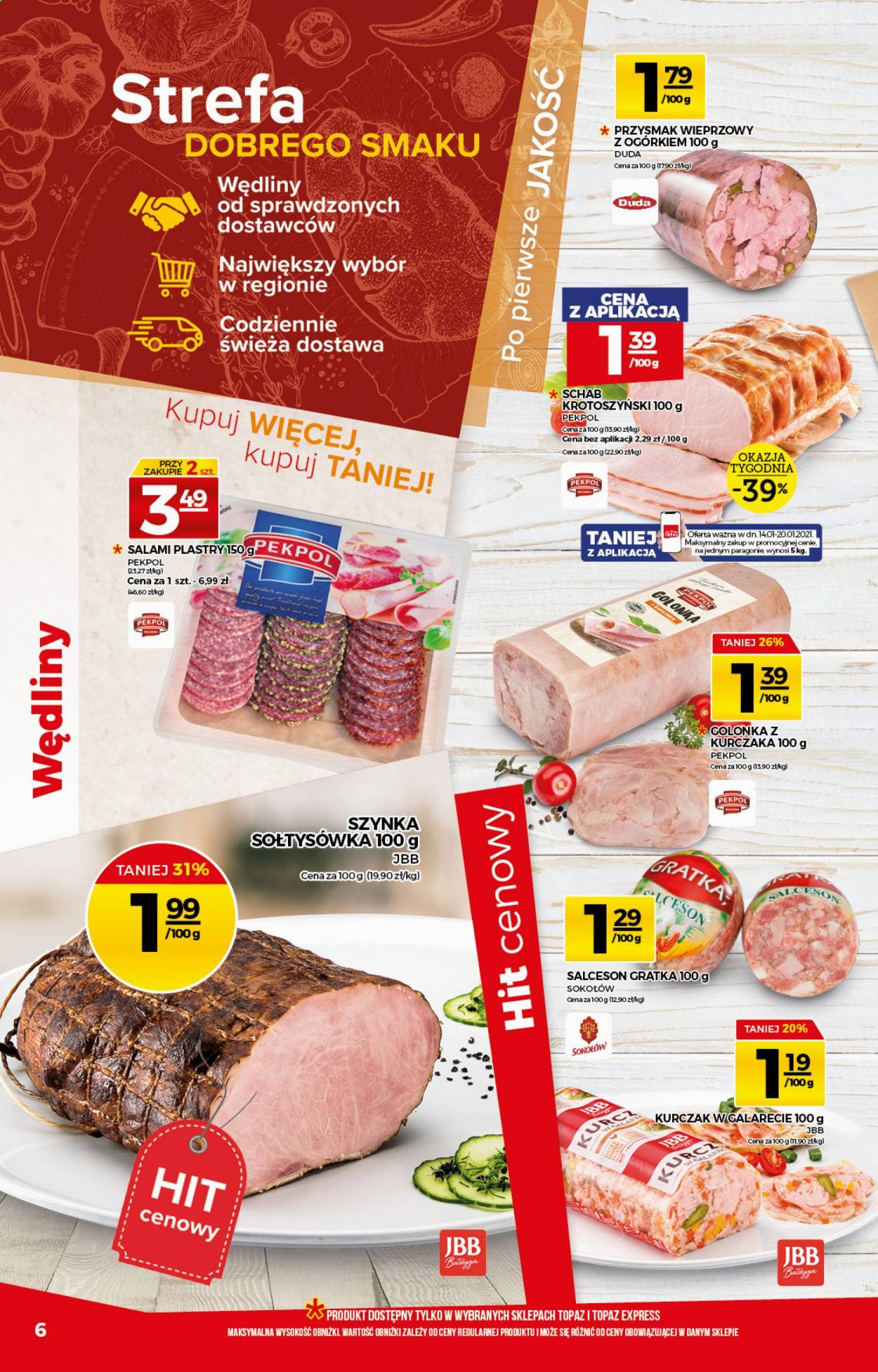 Gazetka Topaz - 14.01.2021 - 20.01.2021. Strona 6