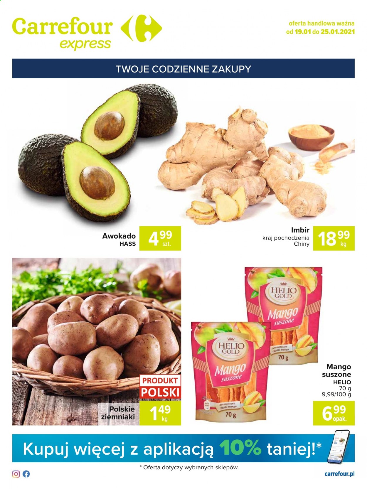 Gazetka Carrefour Express - 19.01.2021 - 25.01.2021. Strona 1
