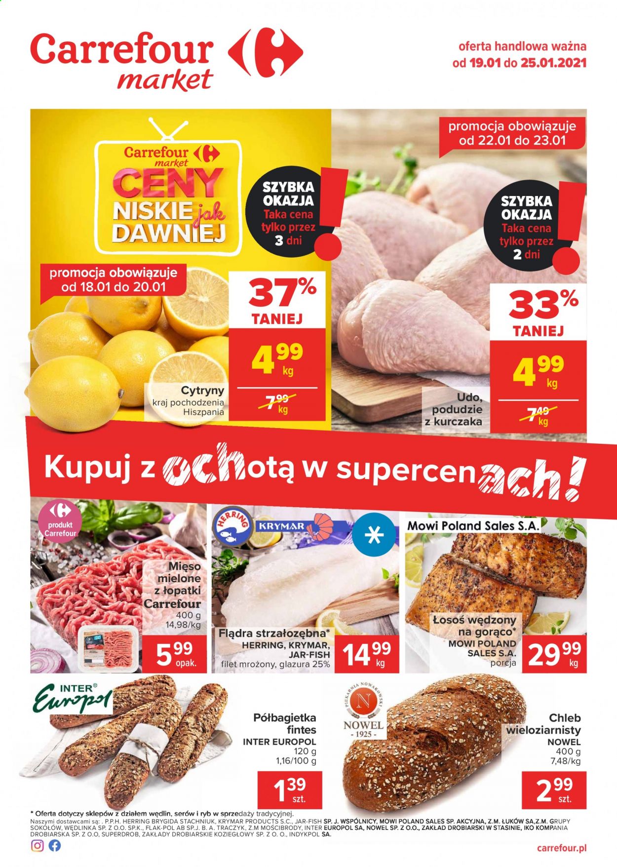 Gazetka Carrefour Market - 19.01.2021 - 25.01.2021. Strona 1