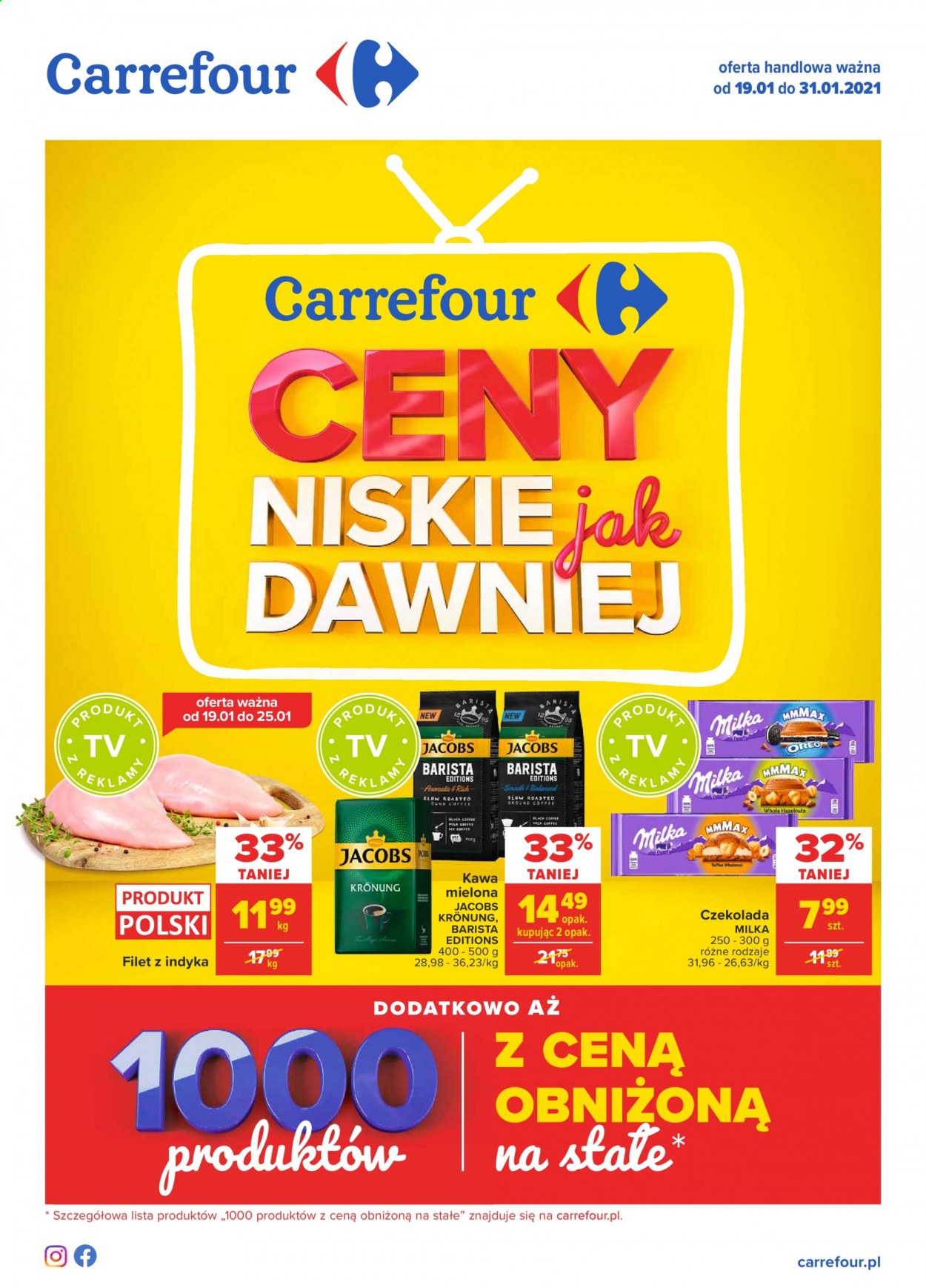 Gazetka Carrefour - 19.01.2021 - 31.01.2021. Strona 1