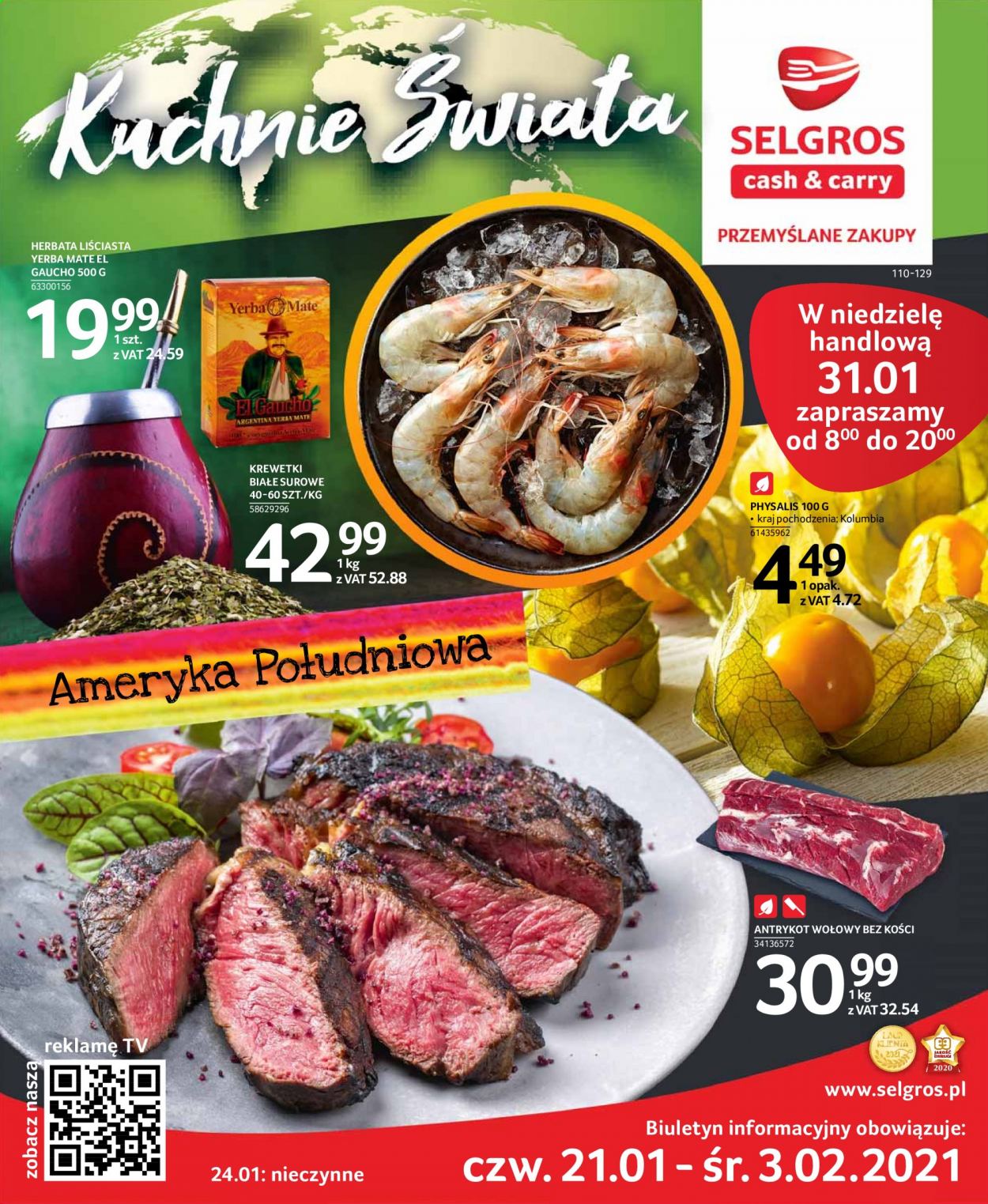 Gazetka Selgros - 19.01.2021 - 19.01.2021. Strona 1
