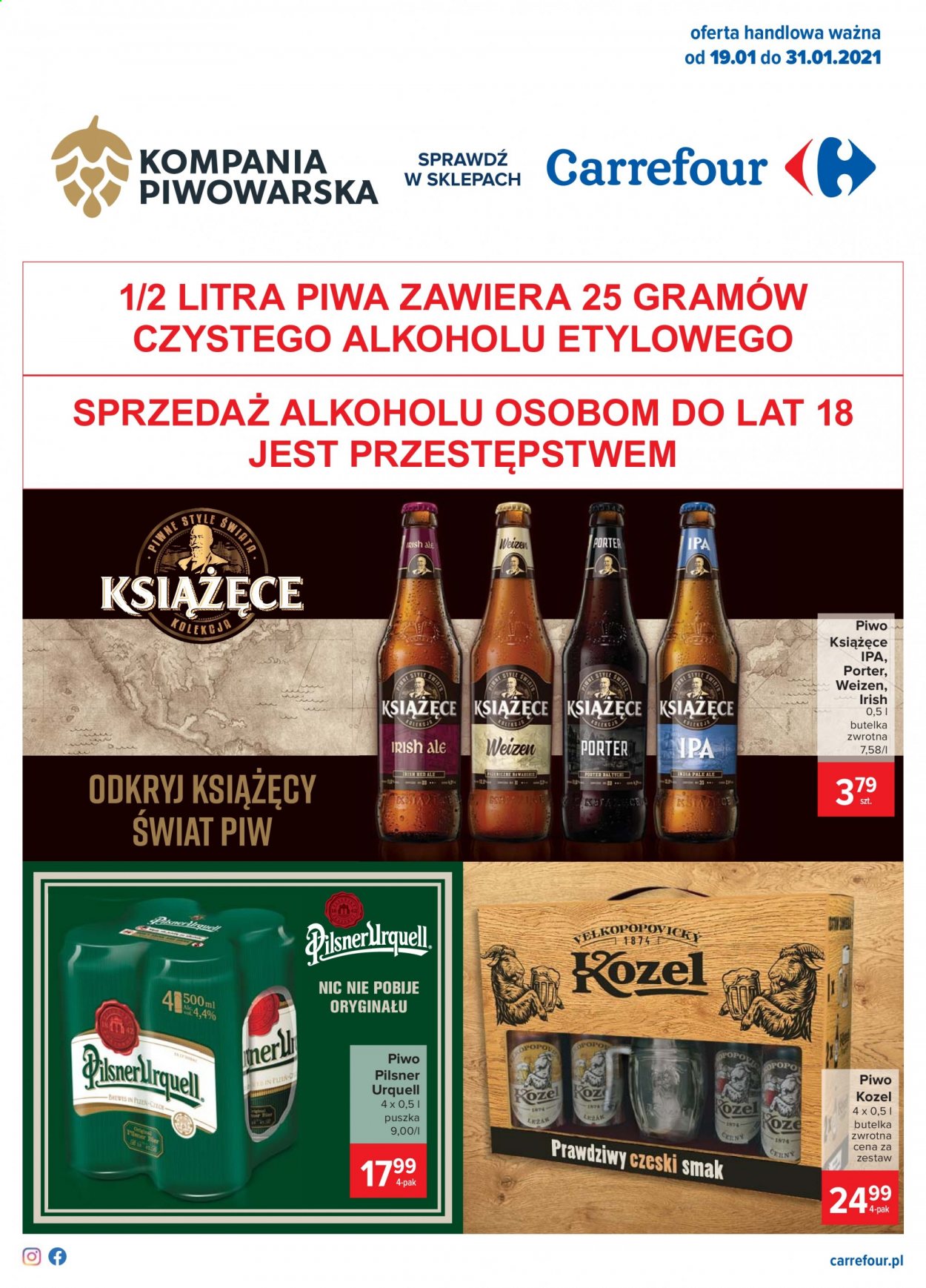 Gazetka Carrefour - 19.01.2021 - 31.01.2021. Strona 1