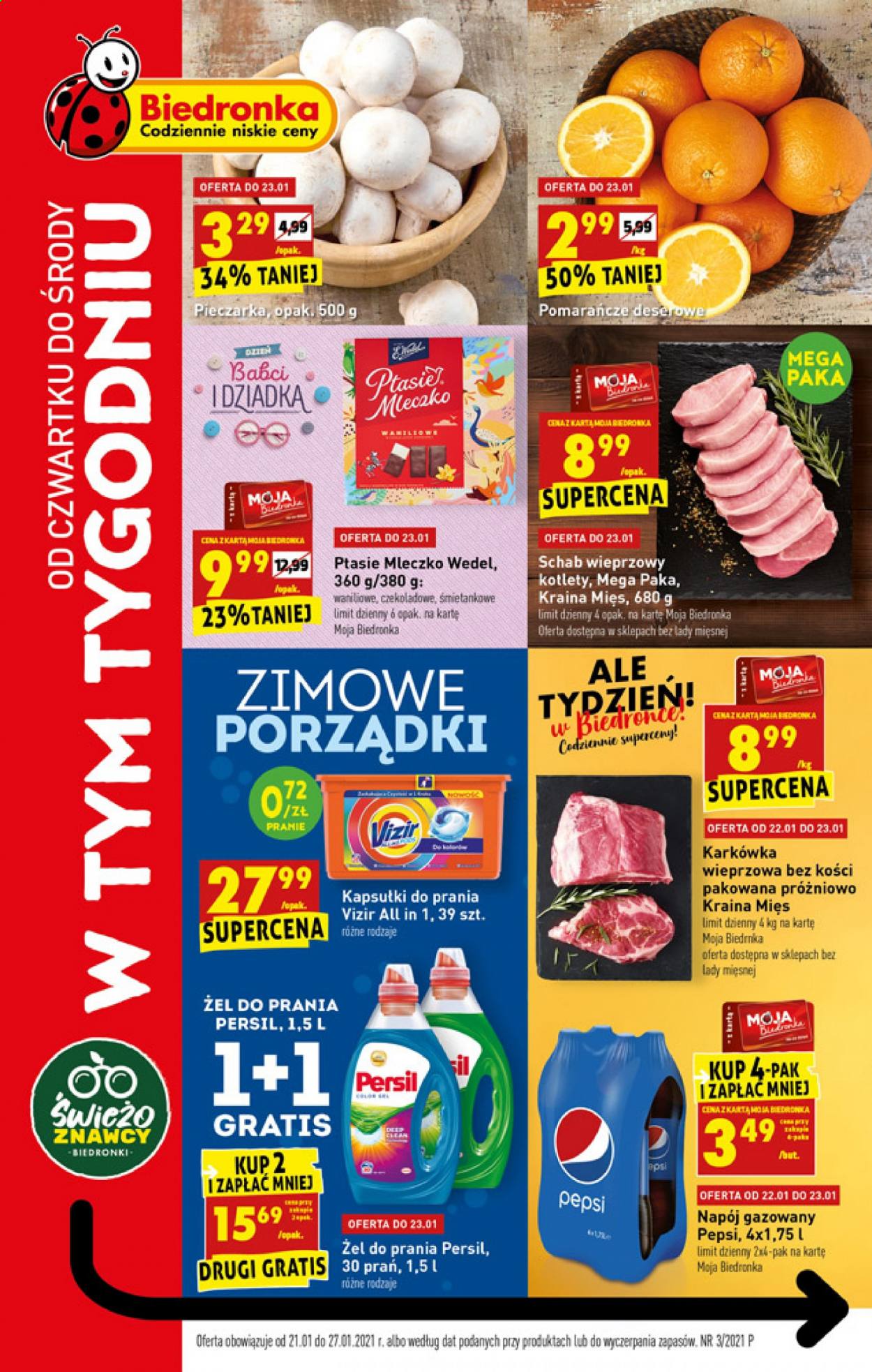 Gazetka Biedronka - 21.01.2021 - 27.01.2021. Strona 1