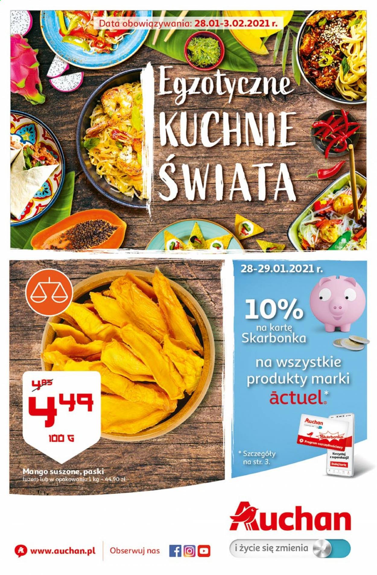 Gazetka Auchan - 28.01.2021 - 3.02.2021. Strona 1
