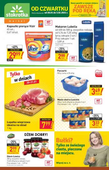 Gazetka Stokrotka Market - 28.1.2021 - 3.2.2021.