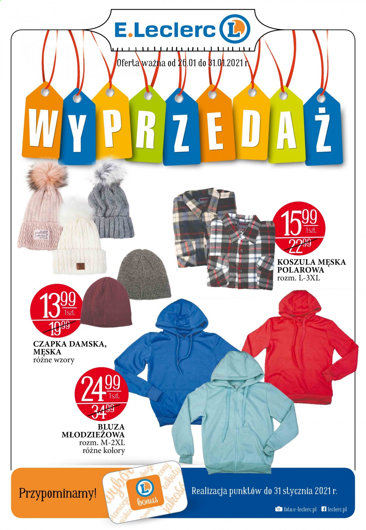 Gazetka E.Leclerc - 26.01.2021 - 31.01.2021. Strona 1