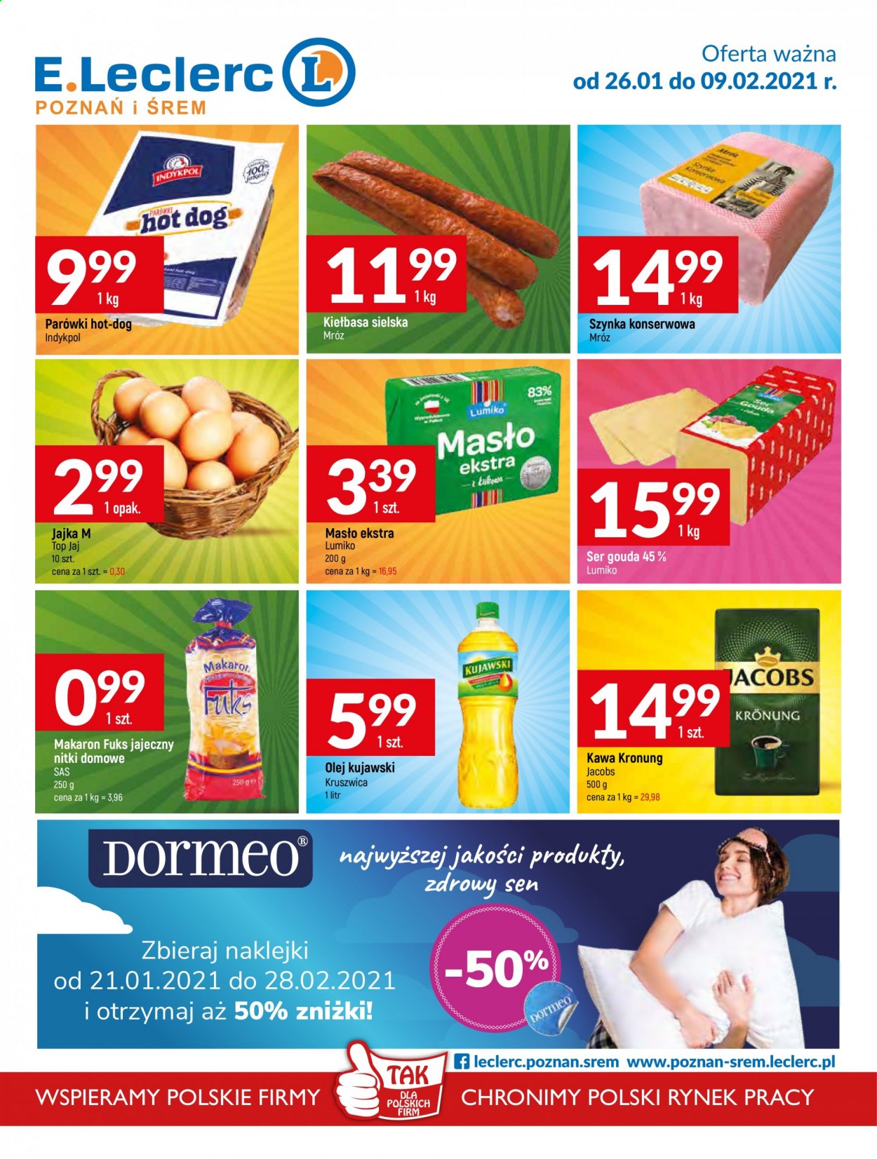 Gazetka E.Leclerc - 26.01.2021 - 9.02.2021. Strona 1