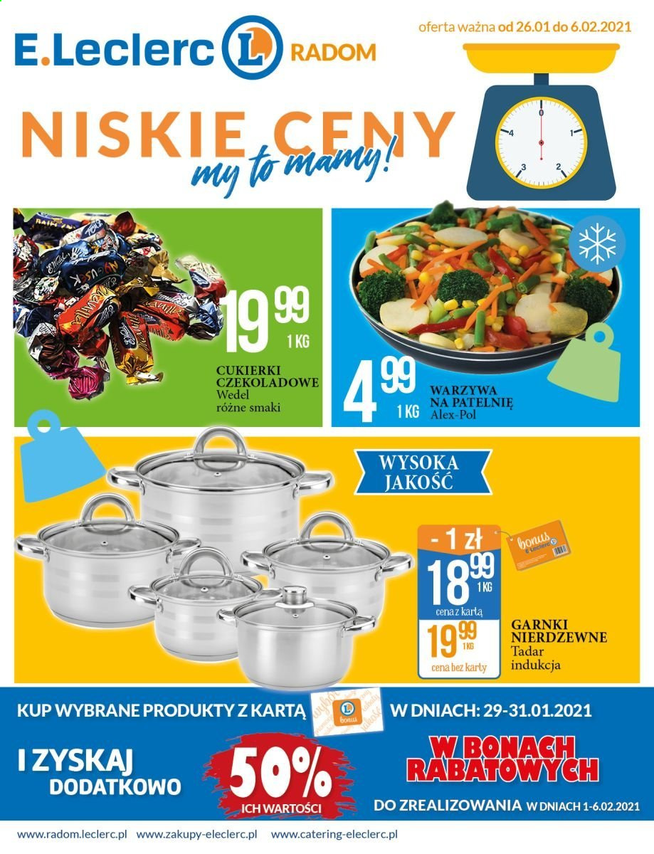 Gazetka E.Leclerc - 26.01.2021 - 6.02.2021. Strona 1