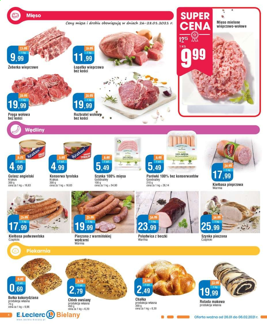 Gazetka E.Leclerc - 26.01.2021 - 6.02.2021. Strona 4