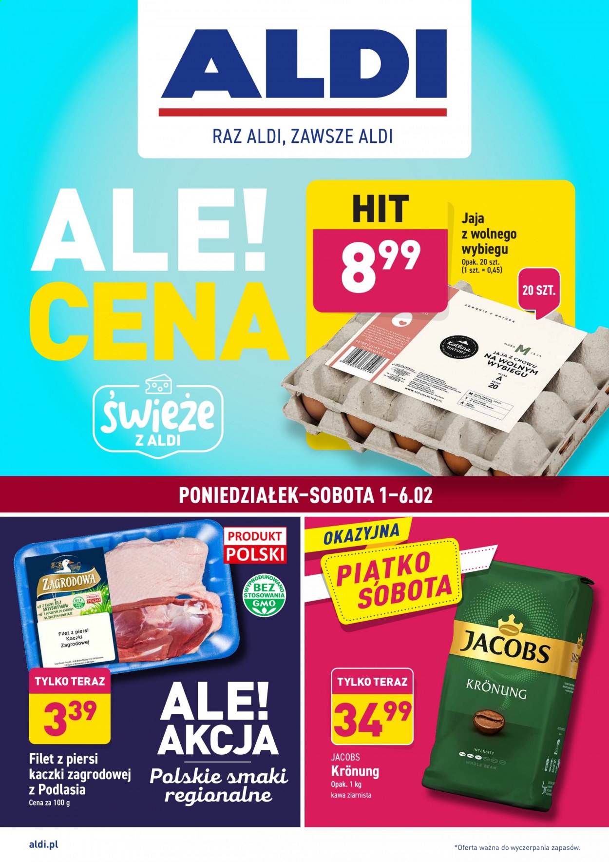 Gazetka ALDI - 1.02.2021 - 6.02.2021. Strona 1