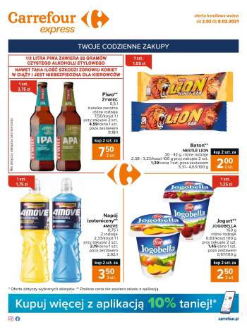 Gazetka Carrefour Express - 2.2.2021 - 8.2.2021.