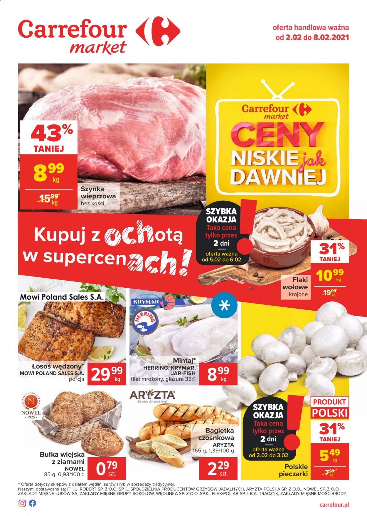Gazetka Carrefour Market - 2.02.2021 - 8.02.2021. Strona 1
