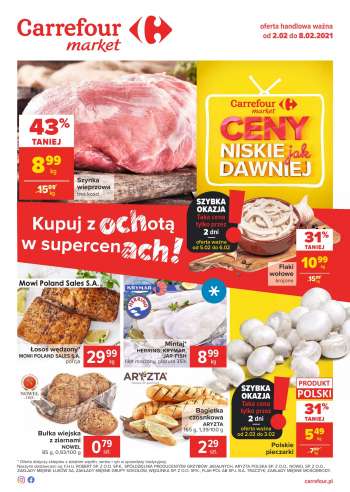 Gazetka Carrefour Market - 2.2.2021 - 8.2.2021.