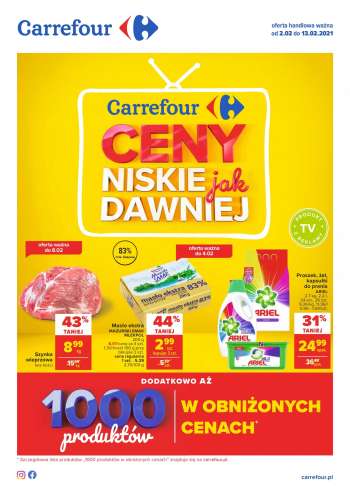 Gazetka Carrefour - 2.2.2021 - 13.2.2021.