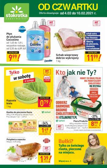 Gazetka Stokrotka Supermarket - 4.2.2021 - 10.2.2021.