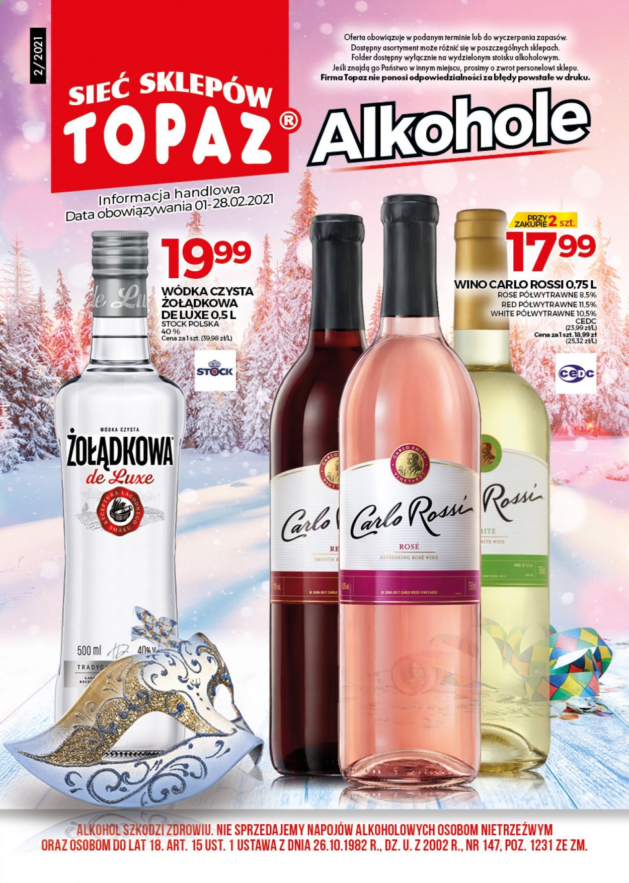 Gazetka Topaz - 1.02.2021 - 28.02.2021. Strona 1