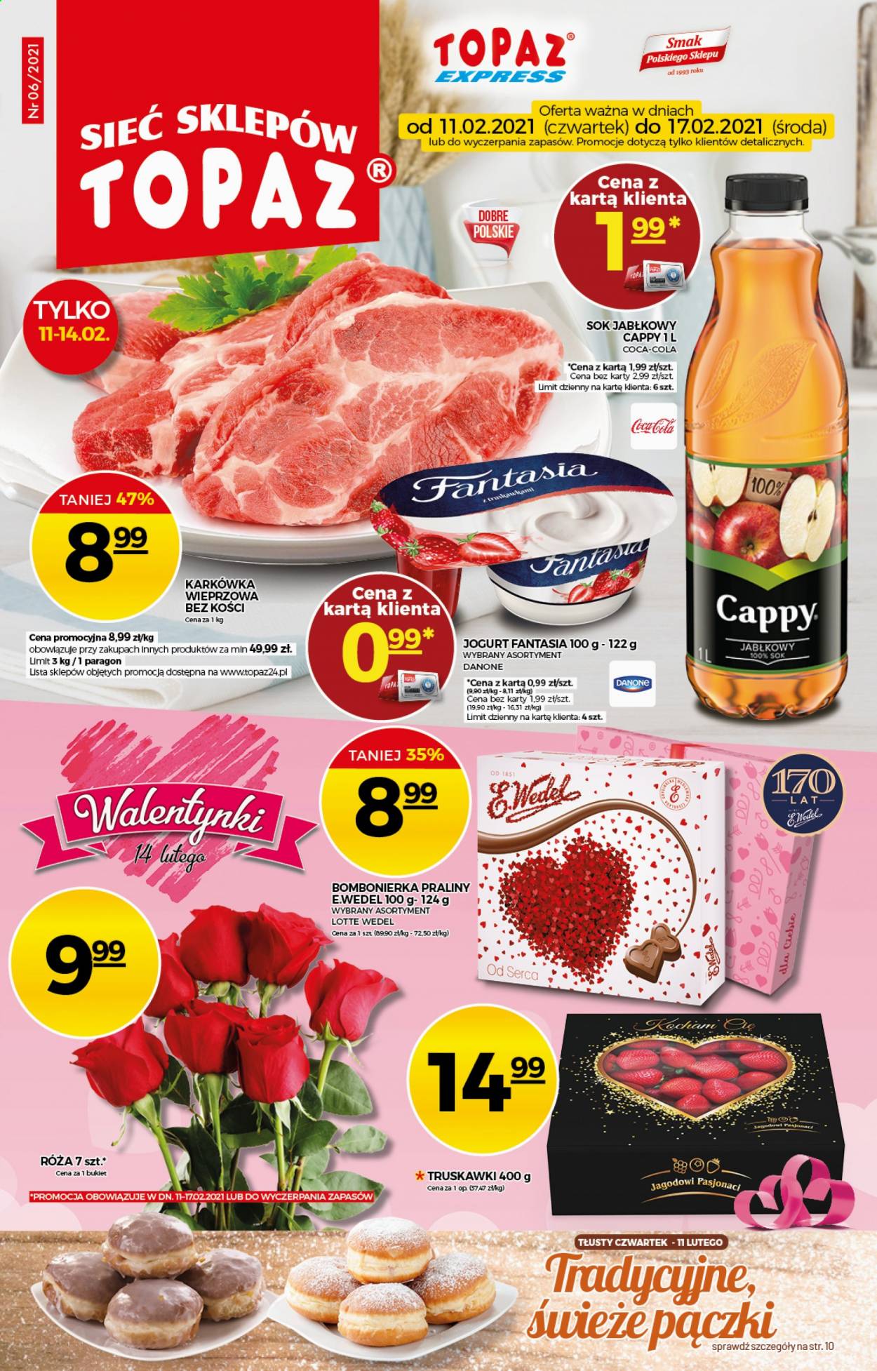Gazetka Topaz - 11.02.2021 - 17.02.2021. Strona 1