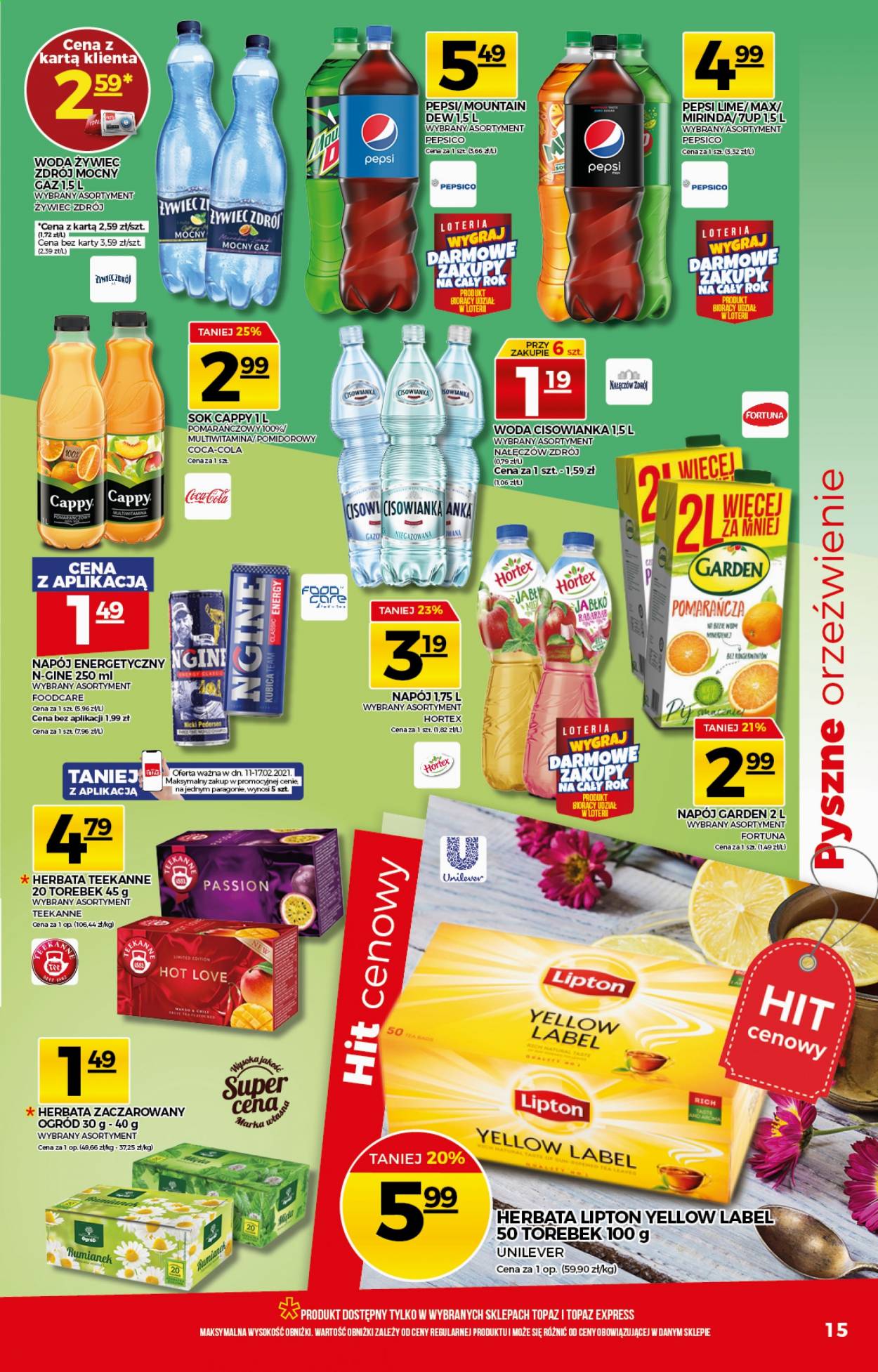Gazetka Topaz - 11.02.2021 - 17.02.2021. Strona 15
