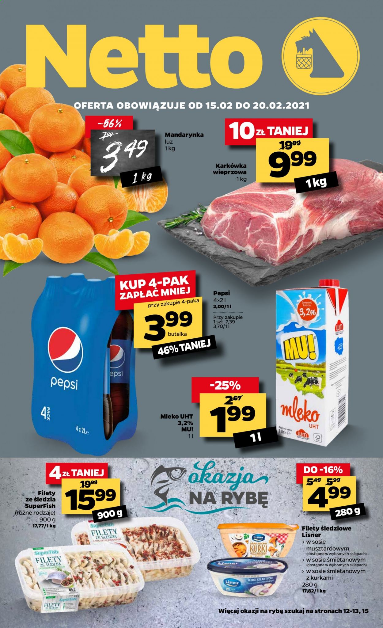 Gazetka Netto - 15.02.2021 - 20.02.2021. Strona 1