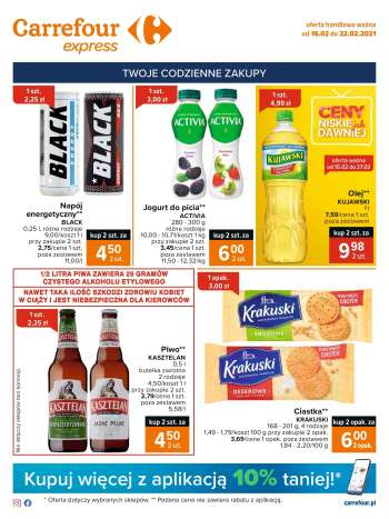 Gazetka Carrefour Express - 16.2.2021 - 22.2.2021.