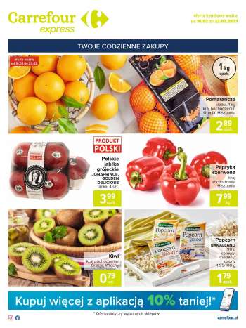 Gazetka Carrefour Express - 16.2.2021 - 22.2.2021.