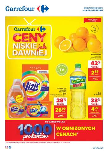 Gazetka Carrefour - 16.2.2021 - 27.2.2021.