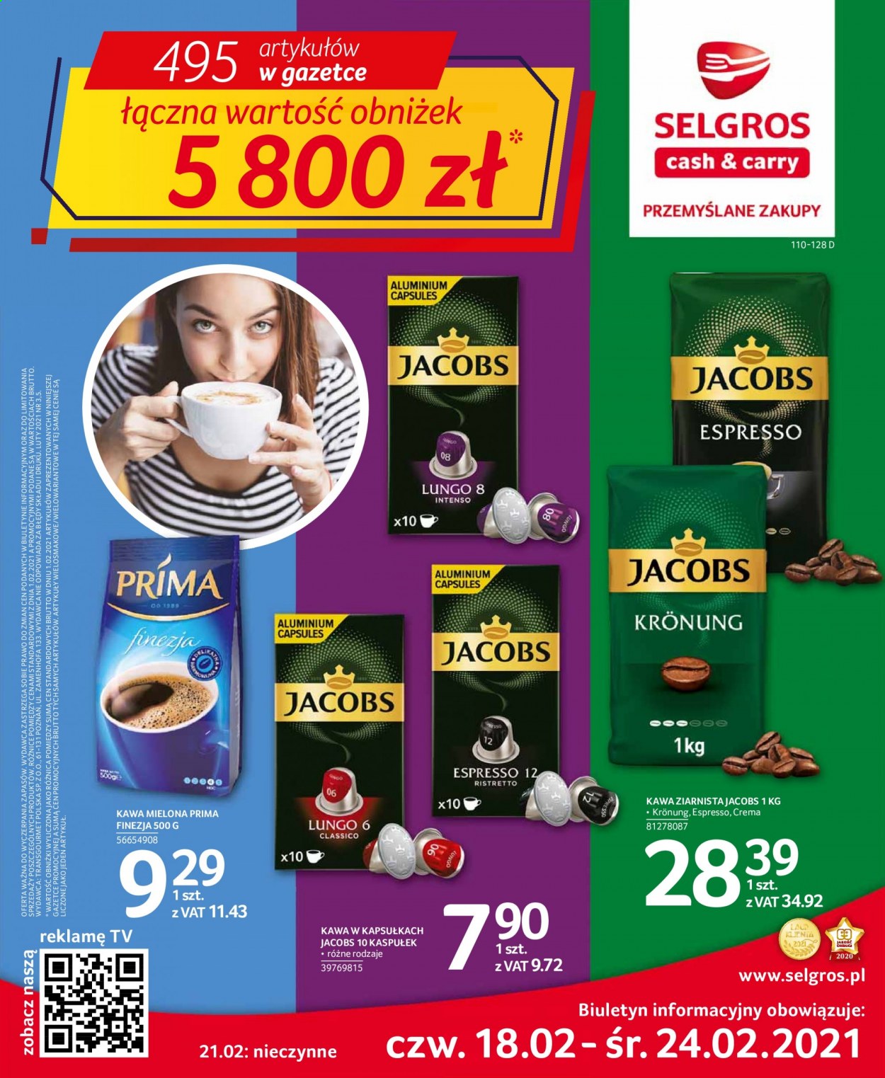 Gazetka Selgros - 18.02.2021 - 24.02.2021. Strona 1